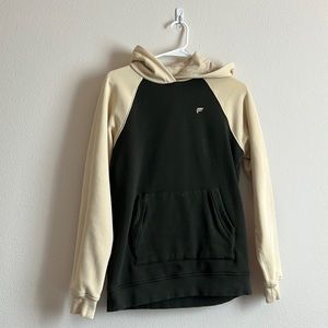 Fabletics Men’s XS Postgame Hoodie Golden Harvest/Spruce